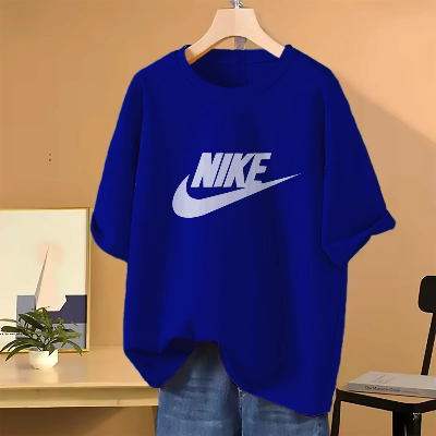 Picture of Drop shoulder T-shirt for Women (Blue)