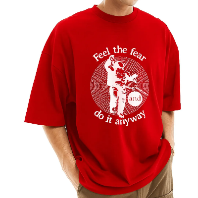 Picture of Men's Stylish Drop Shoulder (Red)