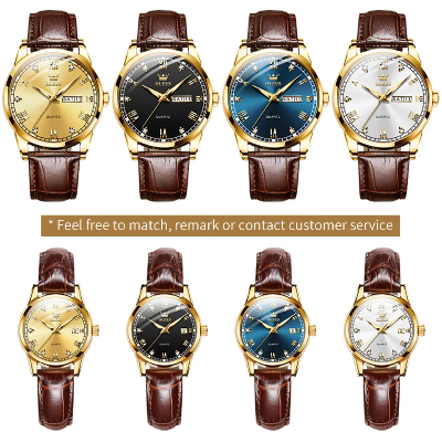 Picture of OLEVS 6896 Luxury Simple and Modern Watch (Golden)