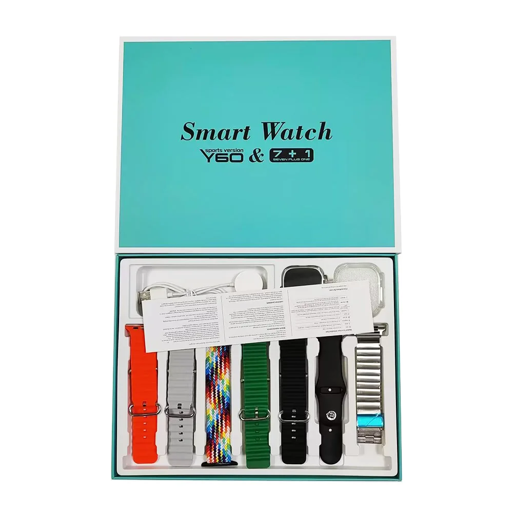 Picture of Y60 Ultra Smartwatch With 7 Strap