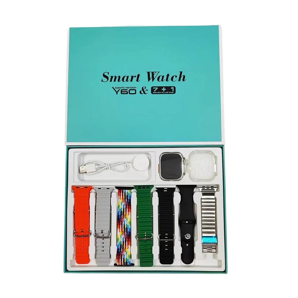 Picture of Y60 Ultra Smartwatch With 7 Strap
