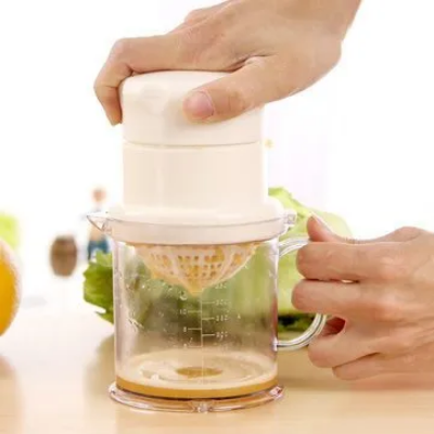 Picture of Manual Hand Press Juicer Squeezer Multifunctional Food Grade PP Small Portable Kitchen Appliance Fruit Extractor
