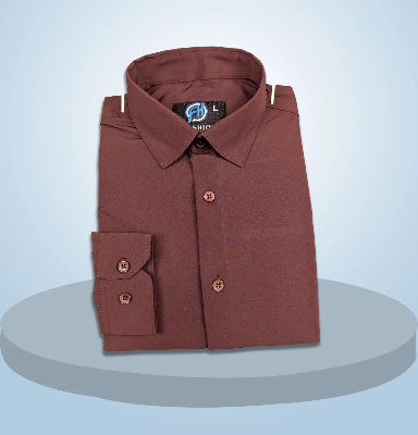 Picture of Premium China Micro Stig Shirt (Formal / Casual) (Coffee)
