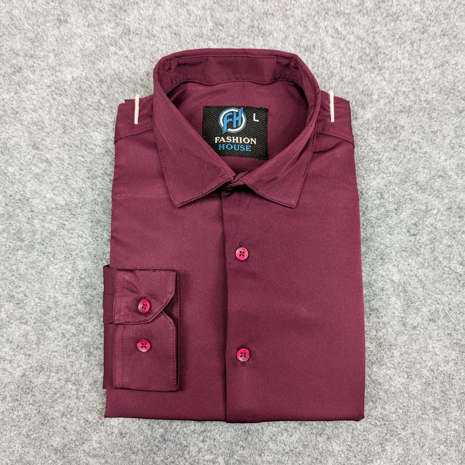 Picture of Premium 3 Piece Shirt Combo Pack (Formal / Casual) (White, Maroon, Navy Blue) )