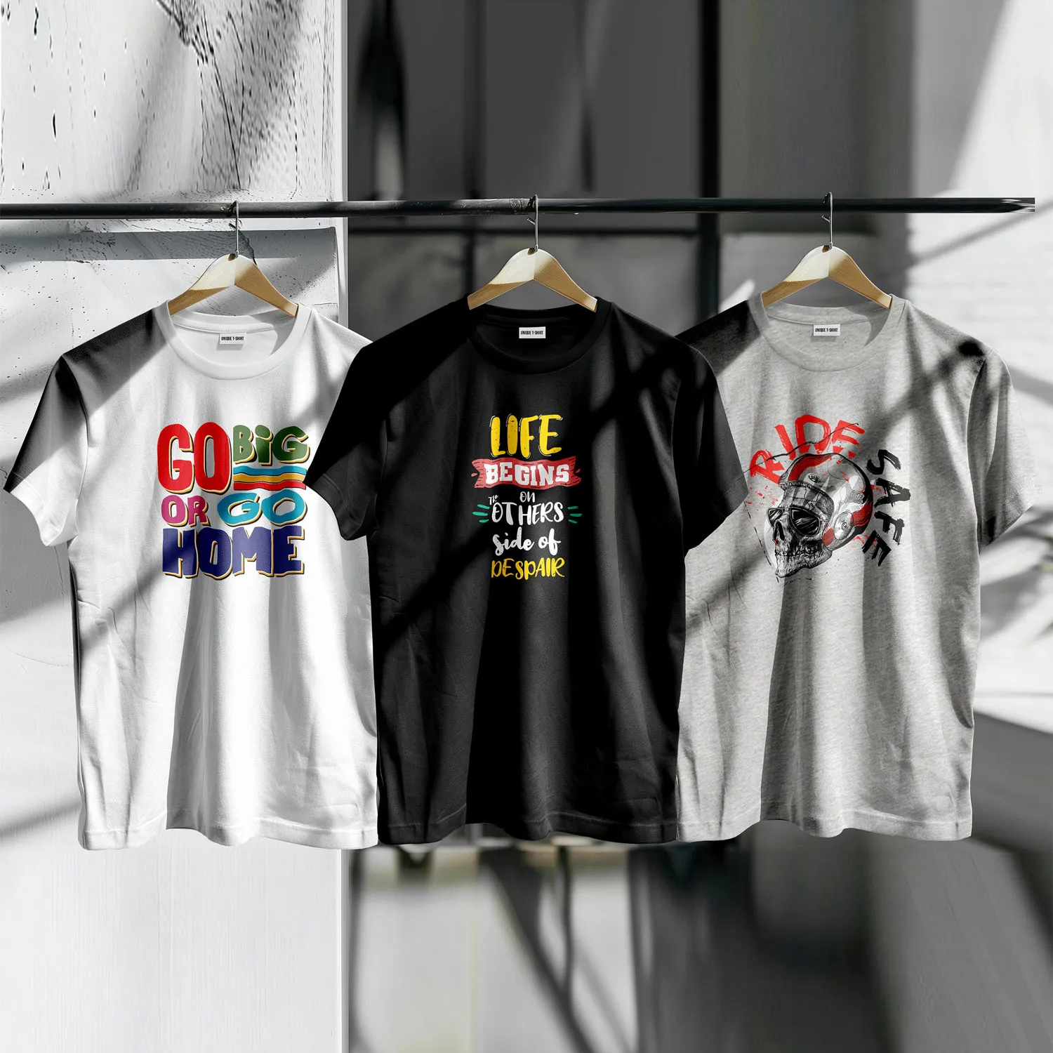 Picture of Unique Design Cotton T-Shirt 3-Piece Combo Pack