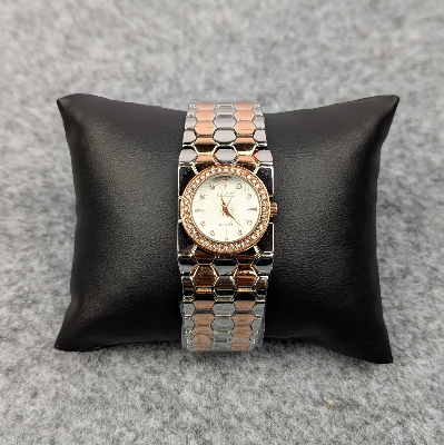 Picture of Elegant Multti Ladies Quartz Watch with Crystal Bezel – Premium Bracelet Design (White Dial)