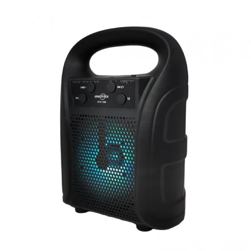 Picture of GREATNICE GTS-1386 Bluetooth, USB, TF Card & FM Radio Supported 4 Inch Driver Lighting Effects Speaker