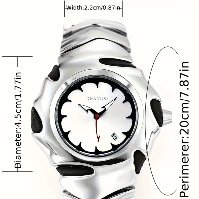 Picture of DENVOSI Premium Metal Watch – Bold Design (Blue Dial)
