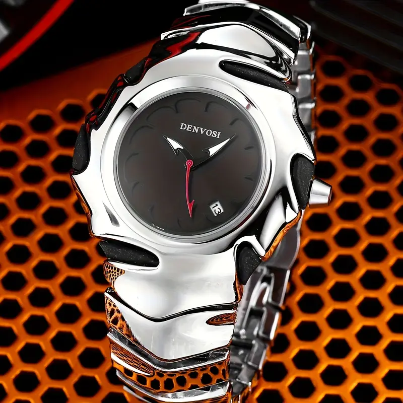 Picture of DENVOSI Premium Metal Watch – Bold Design (Black Dial)