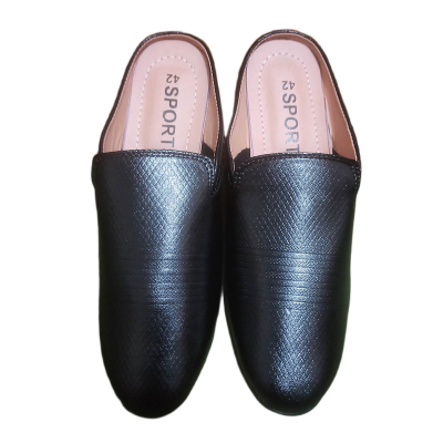 Picture of Punjabi half loafers slip on leather glossy shoes and rubber sool - Loafer