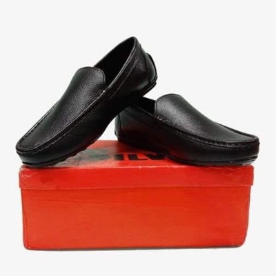 Picture of Versatile -Choice and Remark -Black Artificial Leather Loafer Shoes for Men- Avant-garde Preferble - Low Hassle and Maintanance