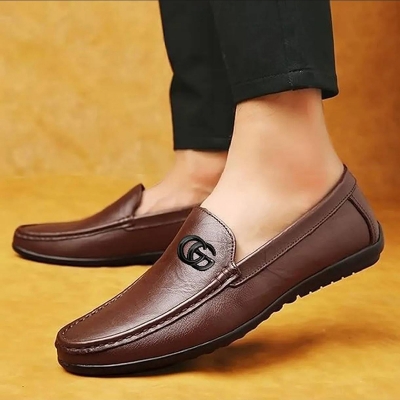 Picture of New High Quality JS Leather JS-112343 Slip Moccasins Loafers Casual Shoes For Men Driving