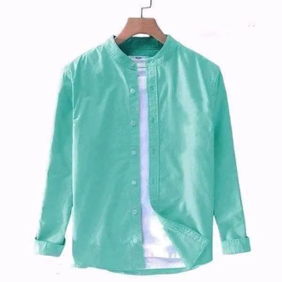 Picture of Men's Solid Colour Ban color Shirt (paste)