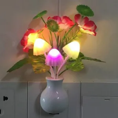 Picture of Mushroom Sensor LED Night Light Wall Lamp