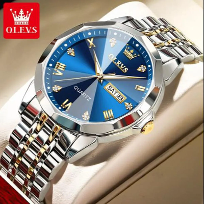 Picture of OLEVS 9931G New Exclusive Design Quartz Watch for Men Nevy blue