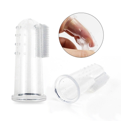 Picture of Baby Finger Brush Or Transparent Silicon Finger Brush For Baby(Multicolor)