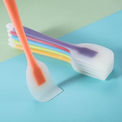 Picture of 1 Pcs Silicone Spatula Silicone Heat Resistant Set Silicone Scraper Baking Pastry Cake Tools(Multicolor)