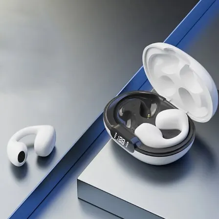 Picture of Painless Wear Ear-clip Earphones, Air Conduction, HiFi Stereo, Clip On Wireless Earphone, Touch Control Model LY22