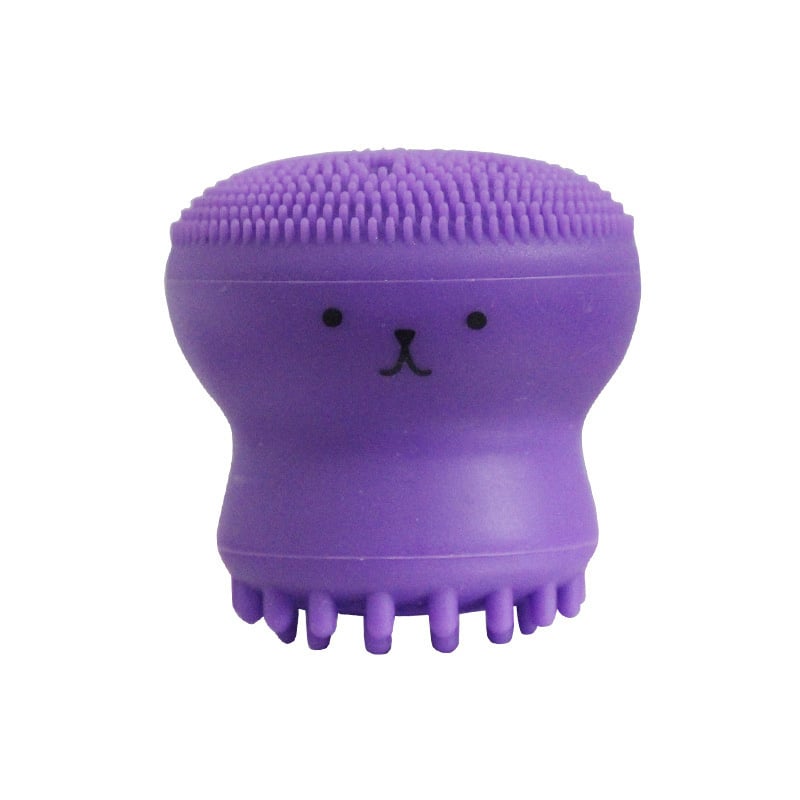 Picture of Silicone Face Cleansing Brush Facial Octopus Shape Deep Pore Exfoliating Blackhead Face Scrub Washing Brush Makeup Tool(Multicolor)