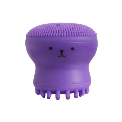 Picture of Silicone Face Cleansing Brush Facial Octopus Shape Deep Pore Exfoliating Blackhead Face Scrub Washing Brush Makeup Tool(Multicolor)