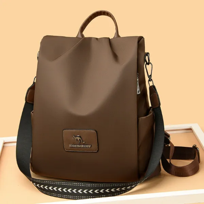 Picture of New Texture Oxford Cloth Women’s Backpack (Coffee)
