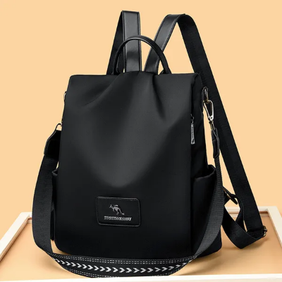 Picture of New Texture Oxford Cloth Women’s Backpack(Black)