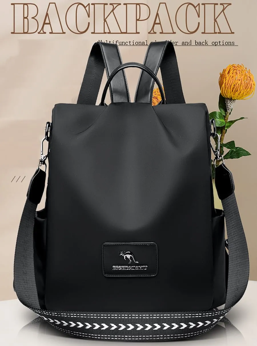 Picture of New Texture Oxford Cloth Women’s Backpack(Black)