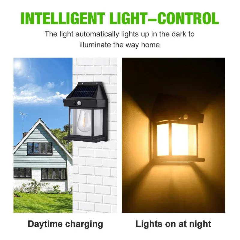 Picture of Outdoor Solar Wall Lamp Wall Light Villa Lighting Night Light