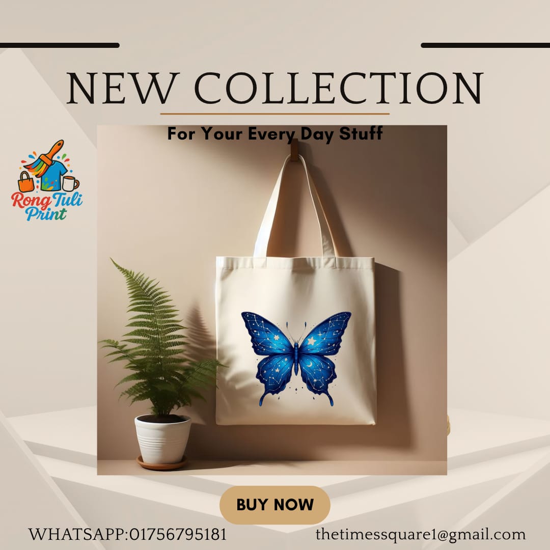 Picture of . Aesthetic Printed Tote Bag – College, Office & Shopping Bag for Women