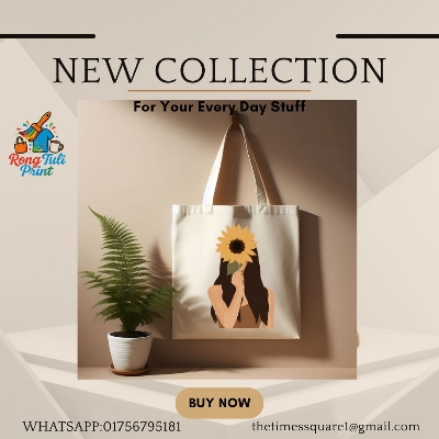 Picture of Hot Sale Recycled Reusable Custom Design Plain Bag Cotton Bag Canvas Tote Bag With Logo Print. Tote bag for girls