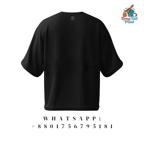 Picture of Black Premium Quality - Drop shoulder t-shirt Black