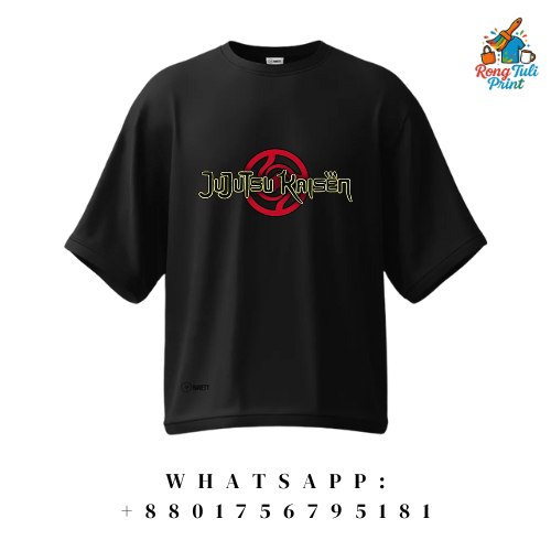 Picture of modern T-shirt ,sukuna, Jujutsu kaisen Black