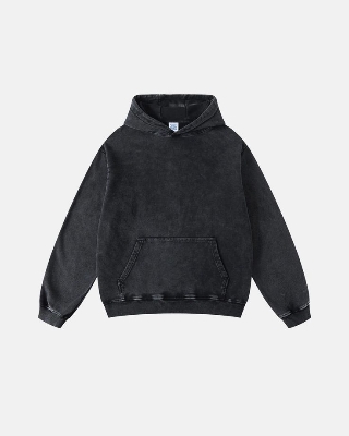 Picture of Oversized Acid Wash Hoodie | Vintage Black Drop Shoulder Sweatshirt for Men/Women| Hudi, Hoodi, Hoody, Hoddie, Hody, Hudie, Hoddy | Winter Sweatshirt শীতের পোশাক | New Hudi / Blanket Hoodie Style Black