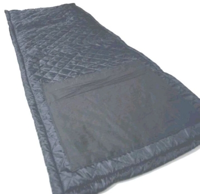 Picture of Portable Single-Size Roll-Up Camping Bed Mattress for Comfortable Outdoor Sleeping - Black
