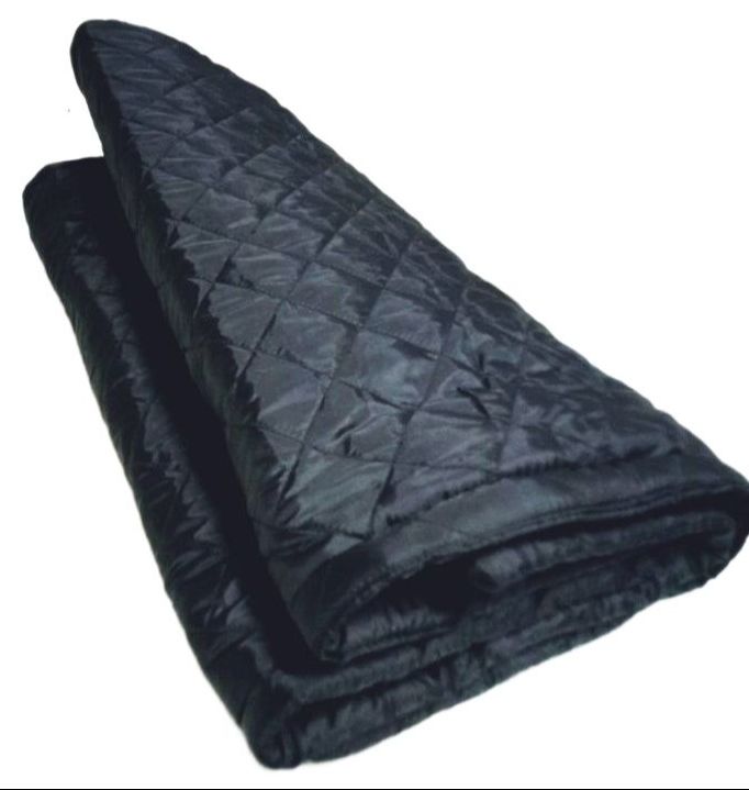 Picture of Portable Single-Size Roll-Up Camping Bed Mattress for Comfortable Outdoor Sleeping - Black