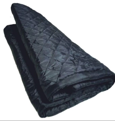 Picture of Portable Single-Size Roll-Up Camping Bed Mattress for Comfortable Outdoor Sleeping - Black