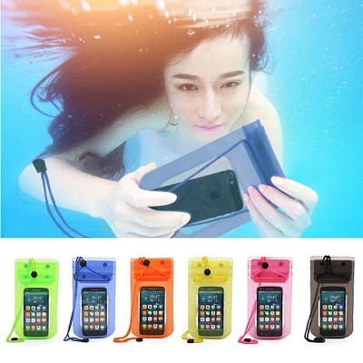 Picture of Waterproof bag Mobile Under water bag for cellphone - Multicolor