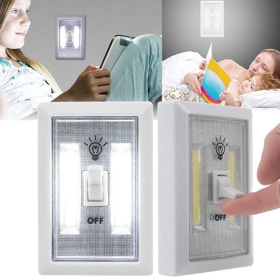 Picture of Wireless Magnetic COB switch wall light Emergency Lamp - White