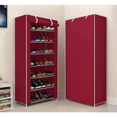 Picture of Double Shoe Rack Shelf Portable Storage - Multicolor