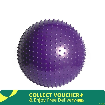 Picture of Anti-Burst Fitness Gym Yoga Therapy Ball  Free pumper With Enhanced Muscle Engagement - Multicolor