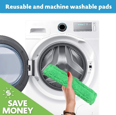 Picture of Windows Glass Cleaner With Spray Bottle Magic Wiper 3 in 1 - Multicolor