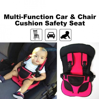 Picture of Multi Function Kids Safety Travel Car Home Cushion Seat Baby Car Safety Seat belt Cushion multicolor - Multicolor