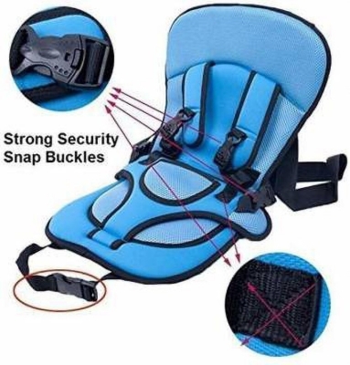 Picture of Multi Function Kids Safety Travel Car Home Cushion Seat Baby Car Safety Seat belt Cushion multicolor - Multicolor