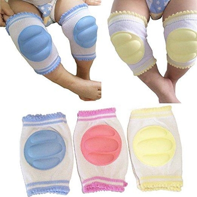 Picture of Baby Knee Pads Breathable Adjustable Crawling Safety Protector 100% Satisfaction - Multicolor