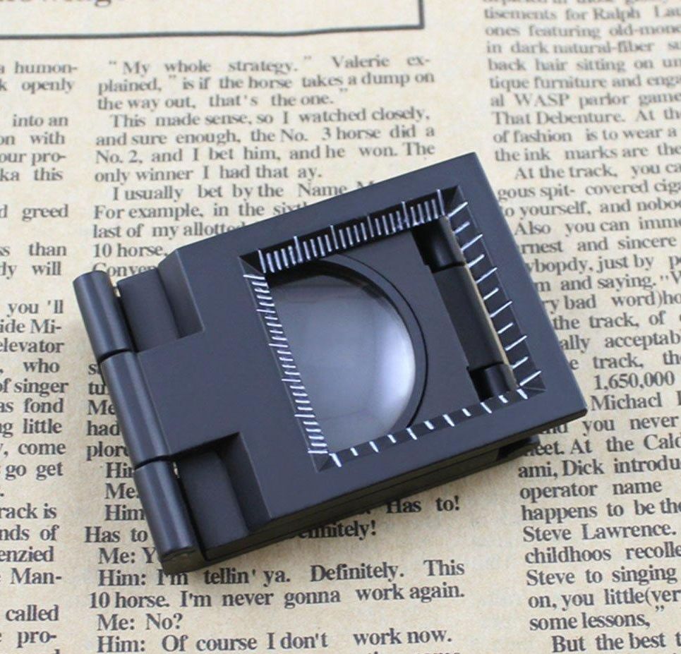 Picture of Linen Test Three Folding Counting Magnifiers With Scale Textile Jewelry Collection Repair - Black