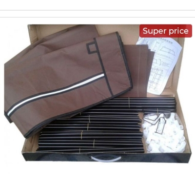 Picture of Portable Canvas China Wardrobe Fabric Wardrobe Ana - Innovative Design - Exclusive Experience - Brown