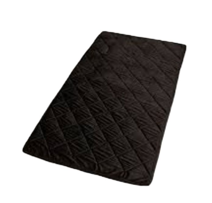 Picture of Full Black Foam Janamaz Muslim Soft Prayer Mat Travel Janamaz - Black