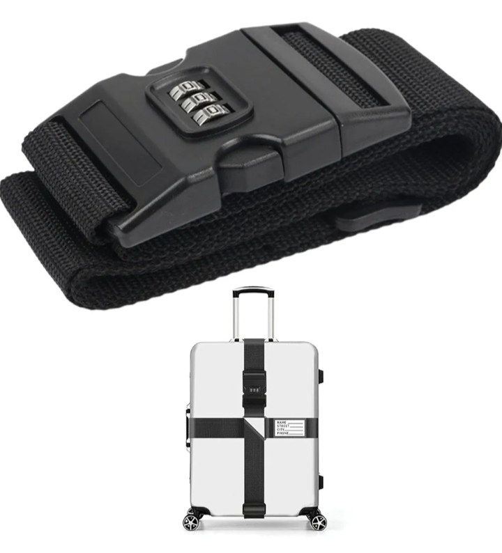 Picture of Travel Luggage Safety Belt Password Lock (লাগেজ সেফট লক) - Multicolor
