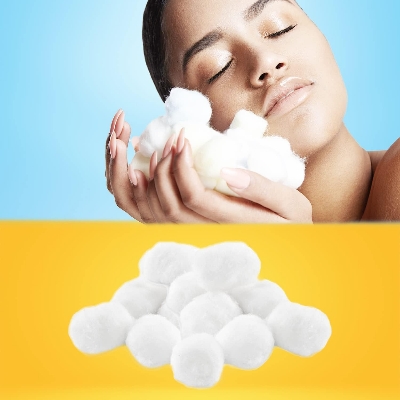 Picture of Cotton Balls Safe Soft Non Floure Scent 40g