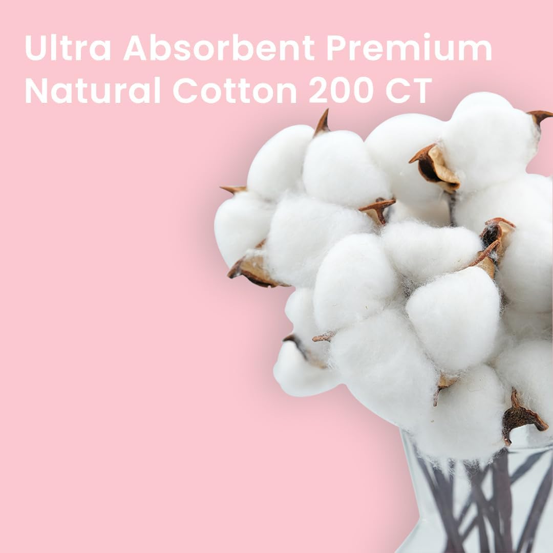 Picture of Cotton Balls Safe Soft Non Floure Scent 40g